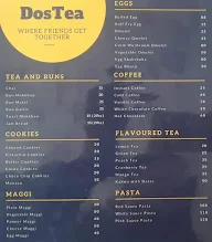 Dostea Cafe menu 1