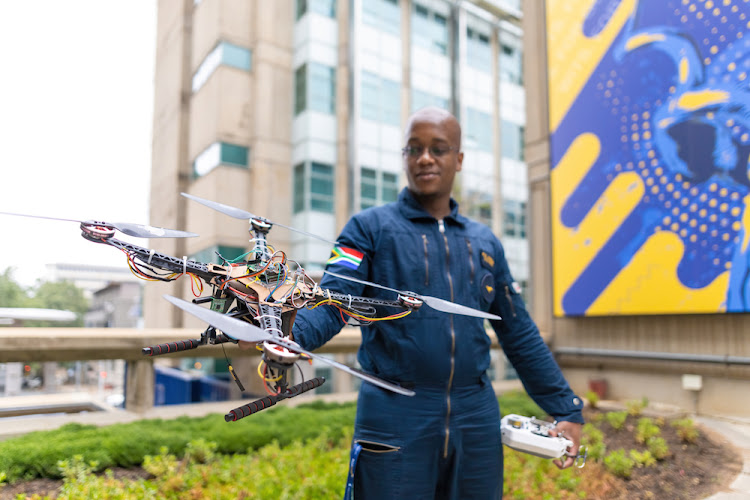 Drones can be used to search for missing people or to reduce the costs of using airplanes for certain logistics requirements, says Xolani Radebe.