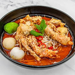 Soft Shell Crab Laksa