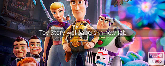 Toy Story 4 Wallpapers New Tab marquee promo image