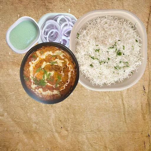 Paneer Do Pyaaza With Rice/Roti