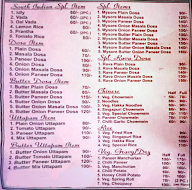 Durai South Indian Cafe menu 3