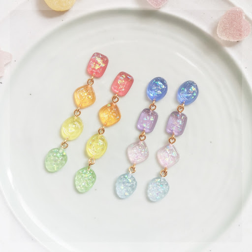 Title 1, Womens Fashion Candy Jewel Earrings Add a Tou...