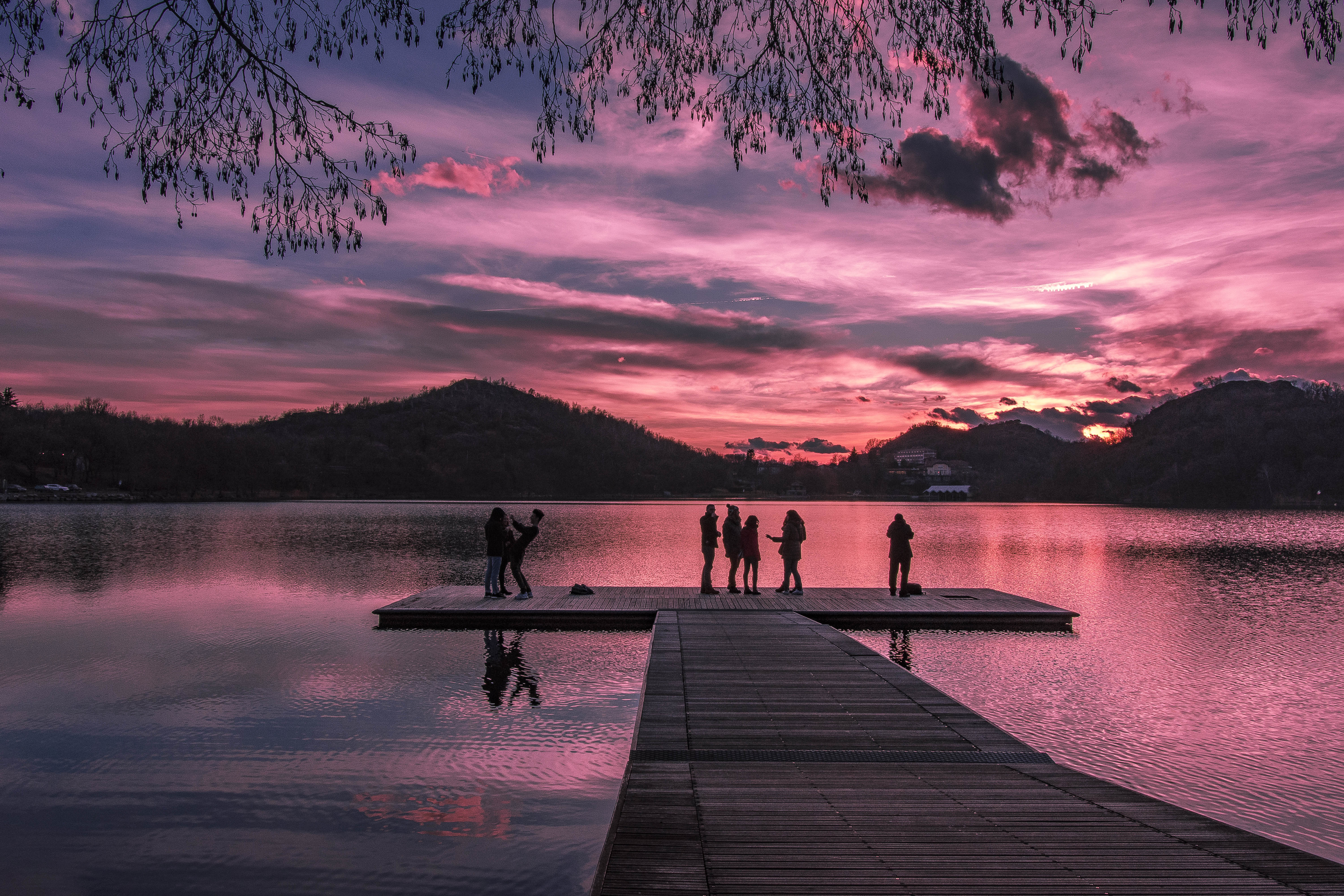 Tramonto sul lago Sirio di ivan_castagna