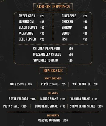 Pizzetly menu 