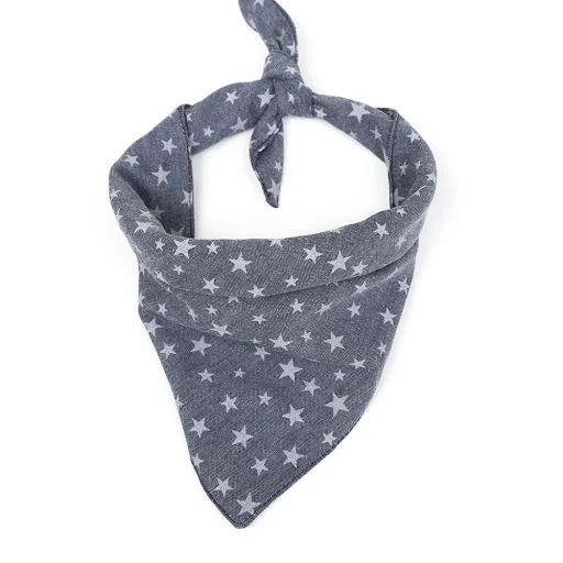 Printing Pet Supplies Cowboy Puppy Accessories for Small Dogs Cute Soft Cat Collar Dog Bibs Cotton Dog Bandana Dropshipp