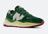 bricks & wood x new balance 57/40 forest green/aspen