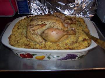 Baked  Chicken & Plain  Dressing