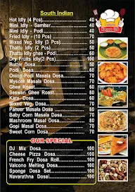 Mylapore Mamees Cafe menu 1