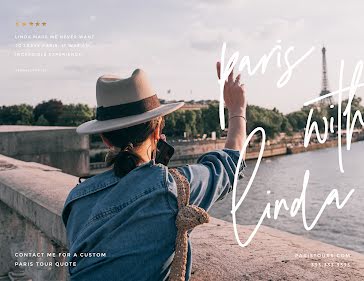 Paris With Linda - Travel Brochure template