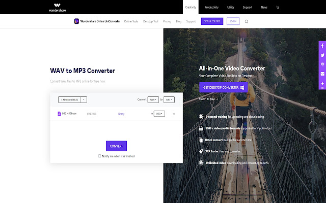 WAV to MP3 Converter