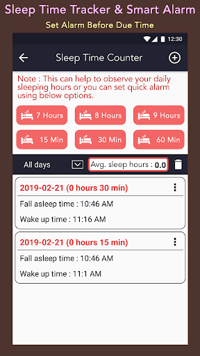 Sleep Time Tracker  Smart Alarm