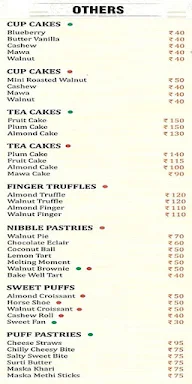 Merwans Cake Stop menu 1