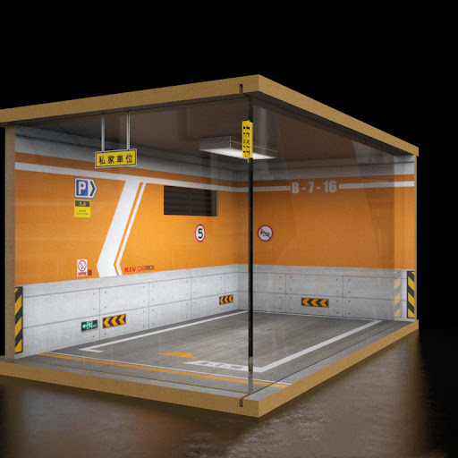 Title 10, Wooden Parking Lot Underground Garage Dust Cove...