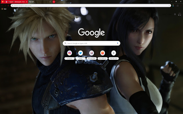 Brother and Sister Final Fantasy VII Remake 7 chrome extension