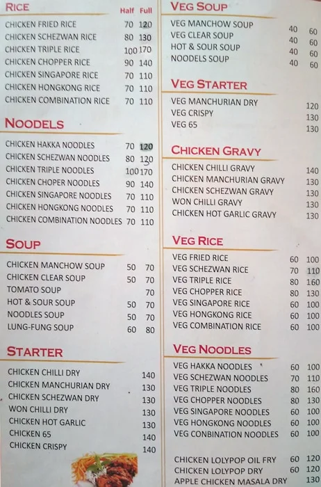 MH 14 Balaji Pav Bhaji Corner menu 