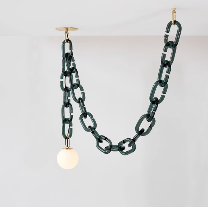Plafonnier boule en verre nordique simple, créatif et tendance pour salon, magasin de vêtements et restaurant. Illuminez avec style.