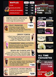 Cream & Fudge menu 3