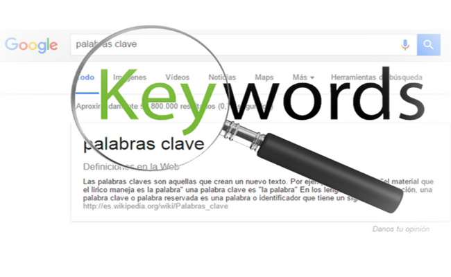 Palabras claves, Key words, Qué son las palabras claves, palabras claves en el SEO, Qué significan palabras claves.