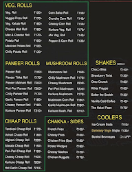 Fillicious - Rolls, Momos And Shakes menu 1