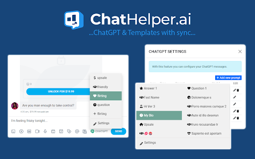 ChatHelper – Tool for OnlyFans Creators