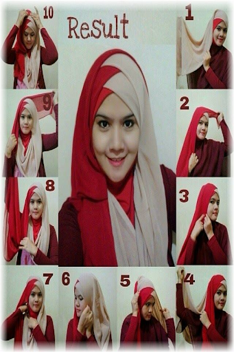 Hijab wearing styles 2015