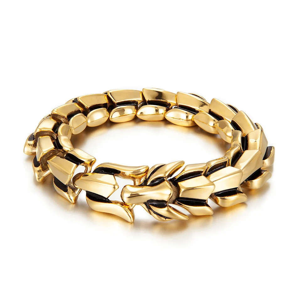 Bracelet homme en acier inoxydable titane, design de quille, robuste et élégant, pour un look affirmé au quotidien, durable et résistant.