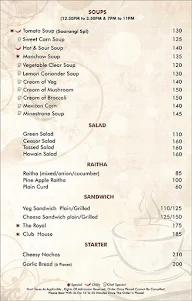 Saarangi menu 2