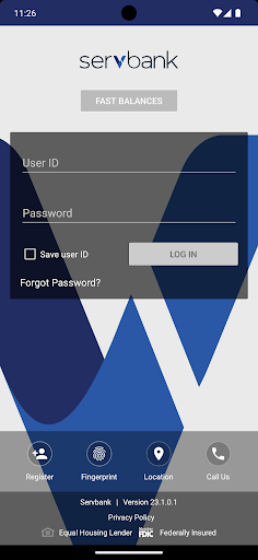Screenshot Servbank