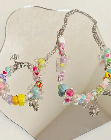 Bracelet Niche Mignon Collier de pe - 3