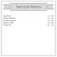 Hotel Samrat menu 1