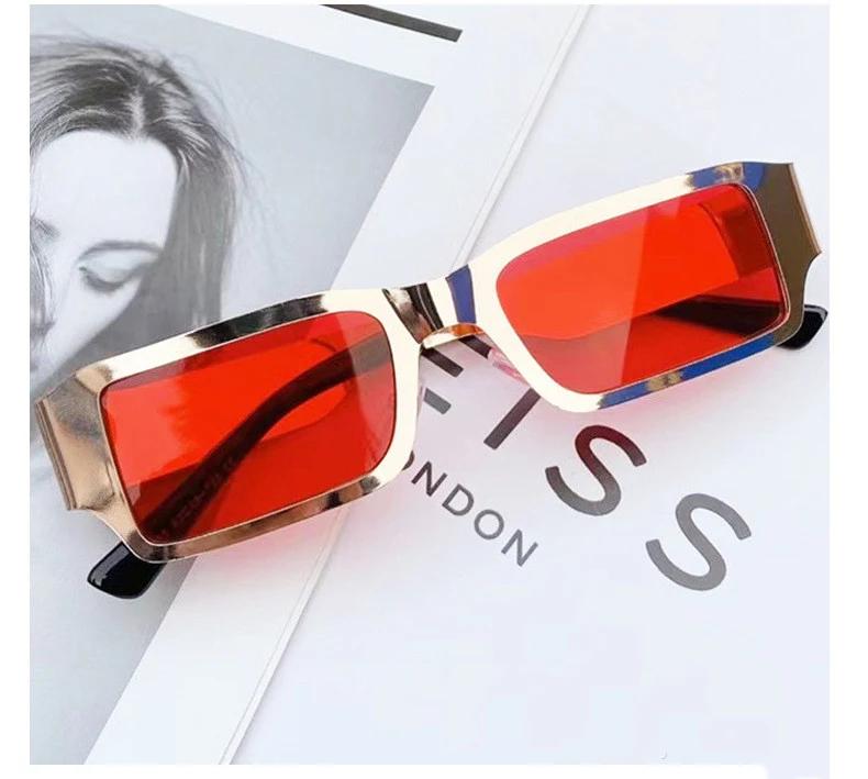 Title 7, Lunettes en métal pour hommes, petites et carré...
