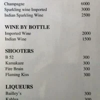 RPM - Zanzi Bar menu 