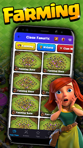 Screenshot Fanatic App for Clash of Clans