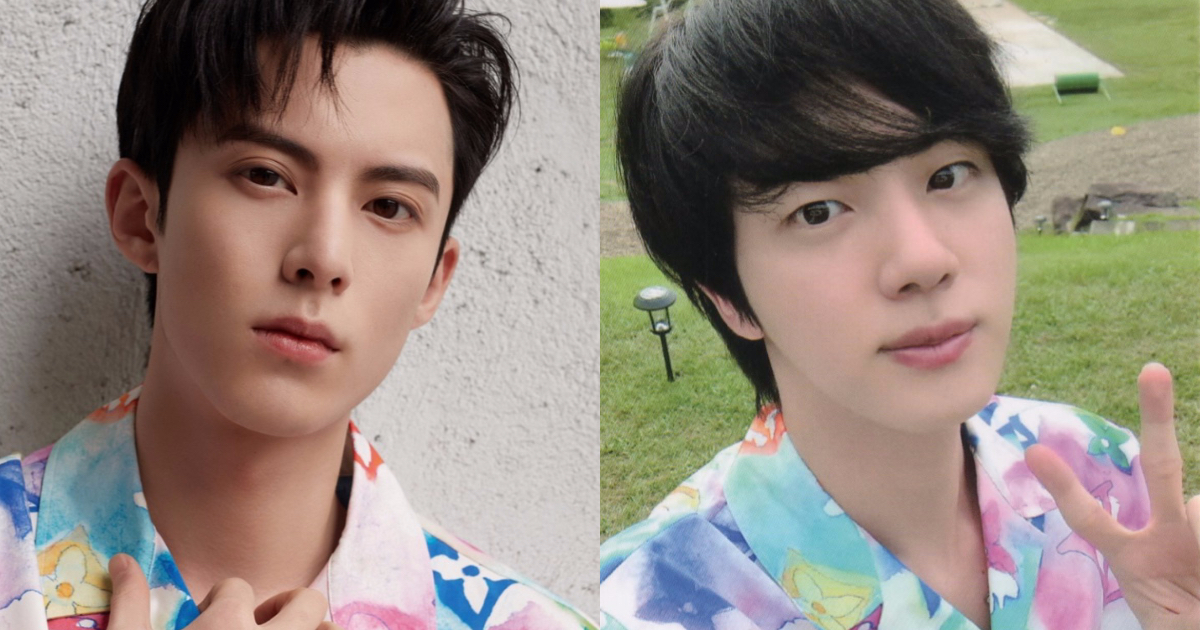 Dylan Wang And BTS's Jin Wore The Same Shirt But Served Totally Different  Vibes - Koreaboo