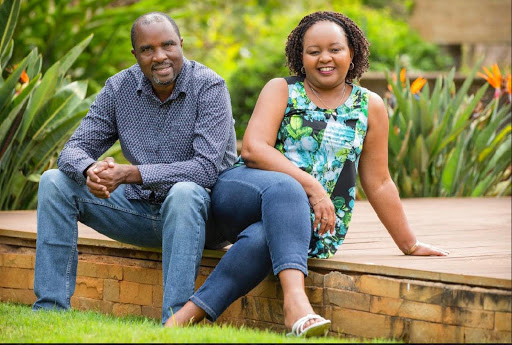 Anne Waiguru and hubby Kamotho Waiganjo