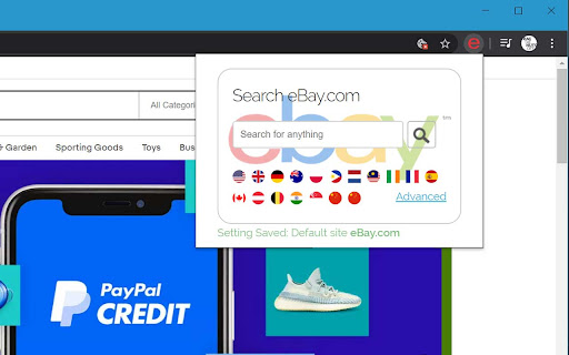 Start your search with eBay™ + Right Click