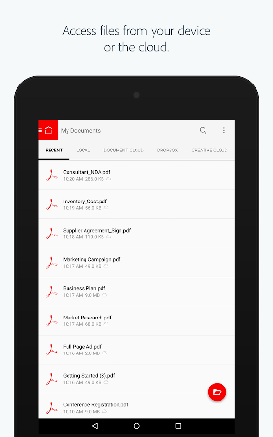 acrobat reader android apk download