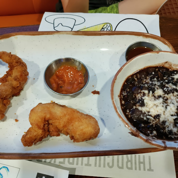 Gluten Free fried chicken kids meal