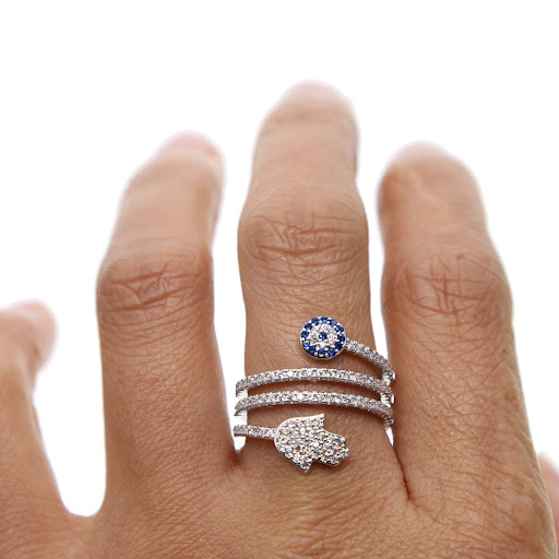 Title 2, Zircon Ring For Palm Eyes — Embrace mystic prot...