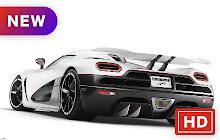 Sports car new tab HD popular car theme small promo image