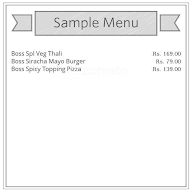 Boss Burger menu 1