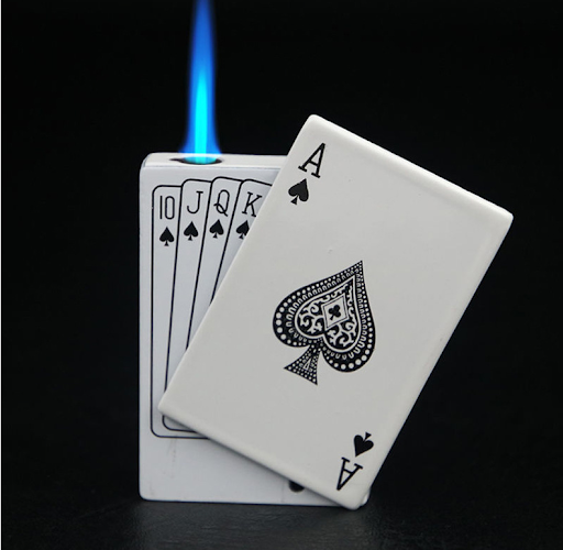 Title 4, Poker Gas Lighters Creative Gift Lighter Poker ...