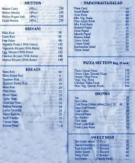 Shalimar menu 3