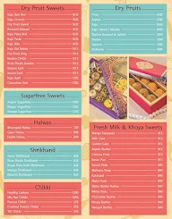 Brijwasi Sweets Original Since 1946 menu 2