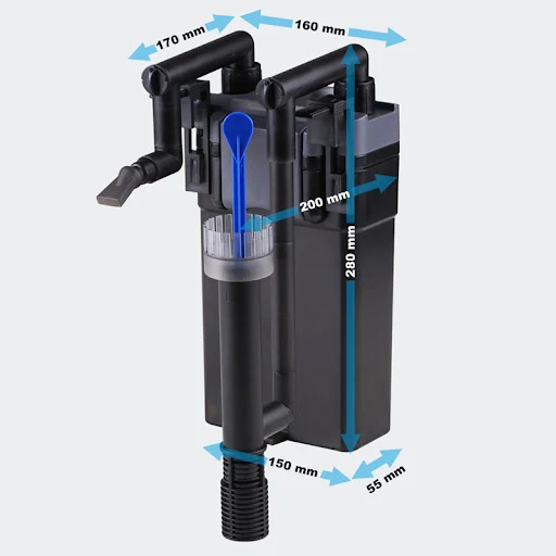 SUNSUN HBL-801/802/803 Tank Filter Wall-mounted Fish Tank Filter Barrel Aquarium External Grass Tank Filter Small Barrel