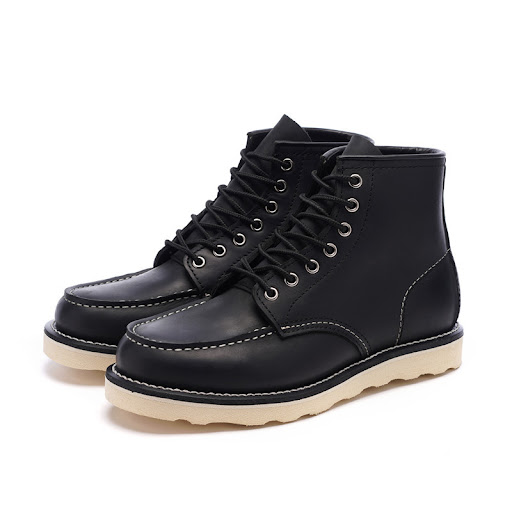 Title 2, Retro Red Brown Leather Wing Tooling Mens Shoe...