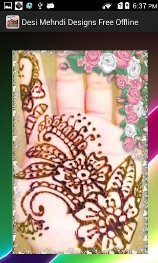 Desi Mehndi Design Latest 2015