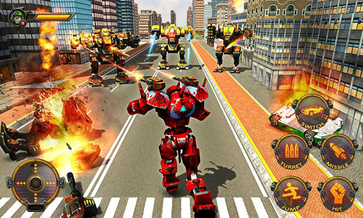 Screenshot Robot Car War Transform Fight