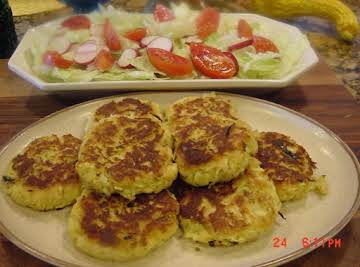 BONNIE'S  ZUCCHINI (CRAB) CAKES